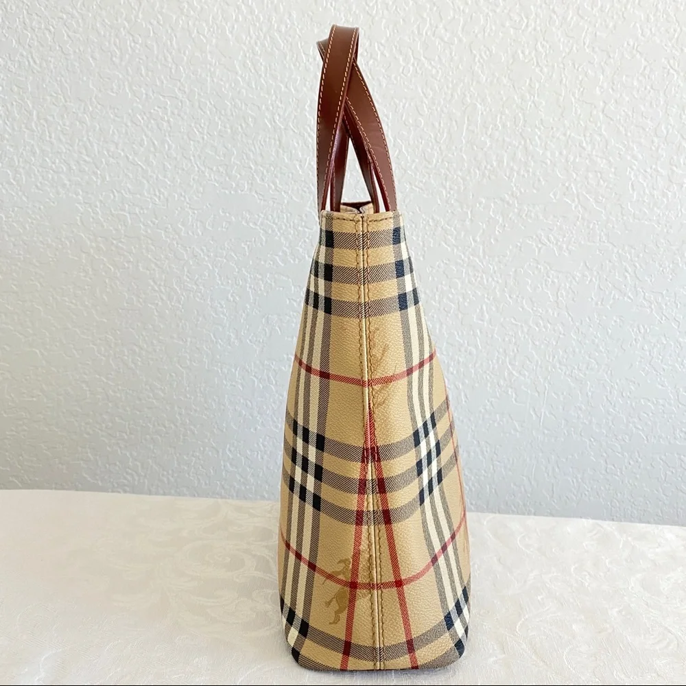 Burberry check tote